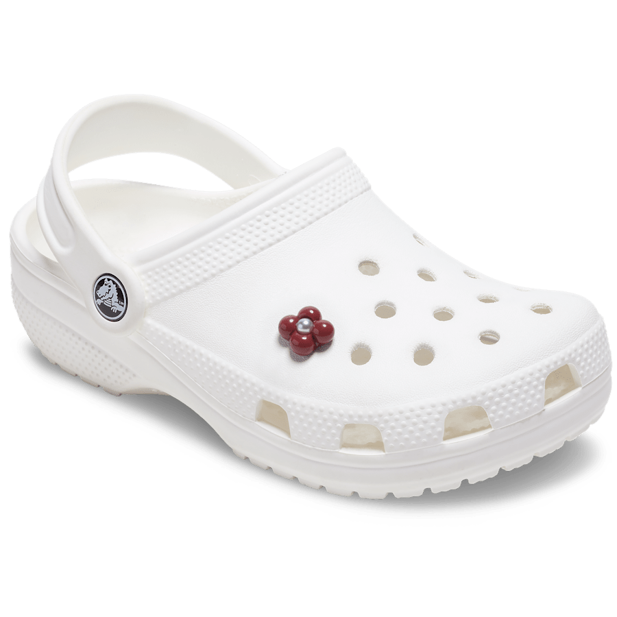 Expressive Floral Maroon Jibbitz™ charms | Crocs sale