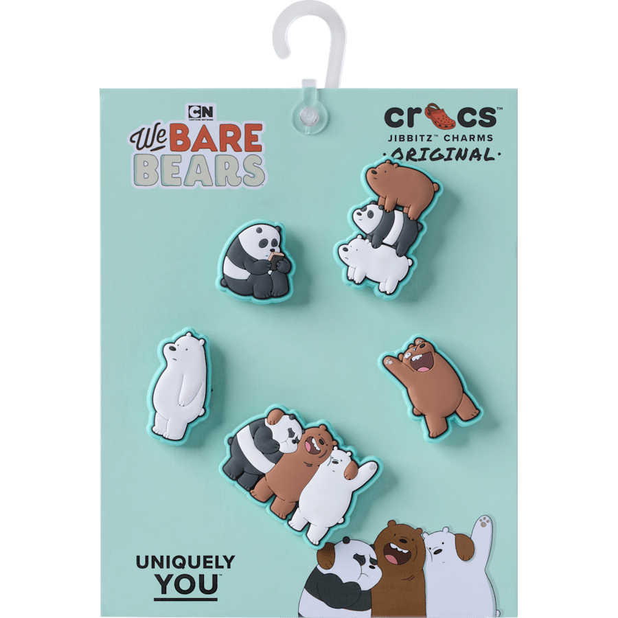 We Bare Bears 5 Pack Jibbitz™ charms | Crocs for sale