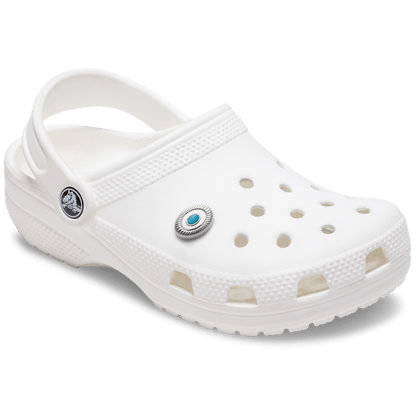 Silver Turquoise Emblem Jibbitz™ charms | Crocs sale