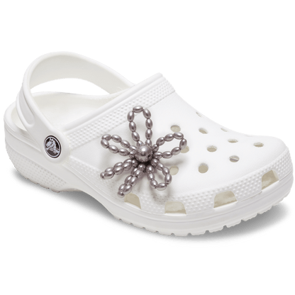 Grey Pearl Beaded Daisy Jibbitz™ charms | Crocs online