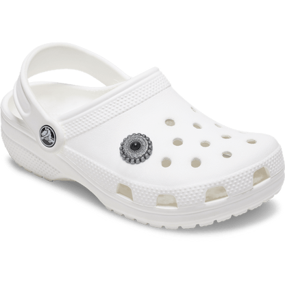 Silver and Black Emblem Jibbitz™ charms | Crocs outlet