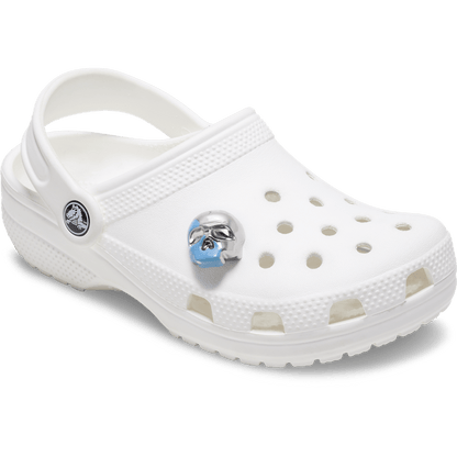 Silver and Blue Enamel Skull Jibbitz™ charms | Crocs US