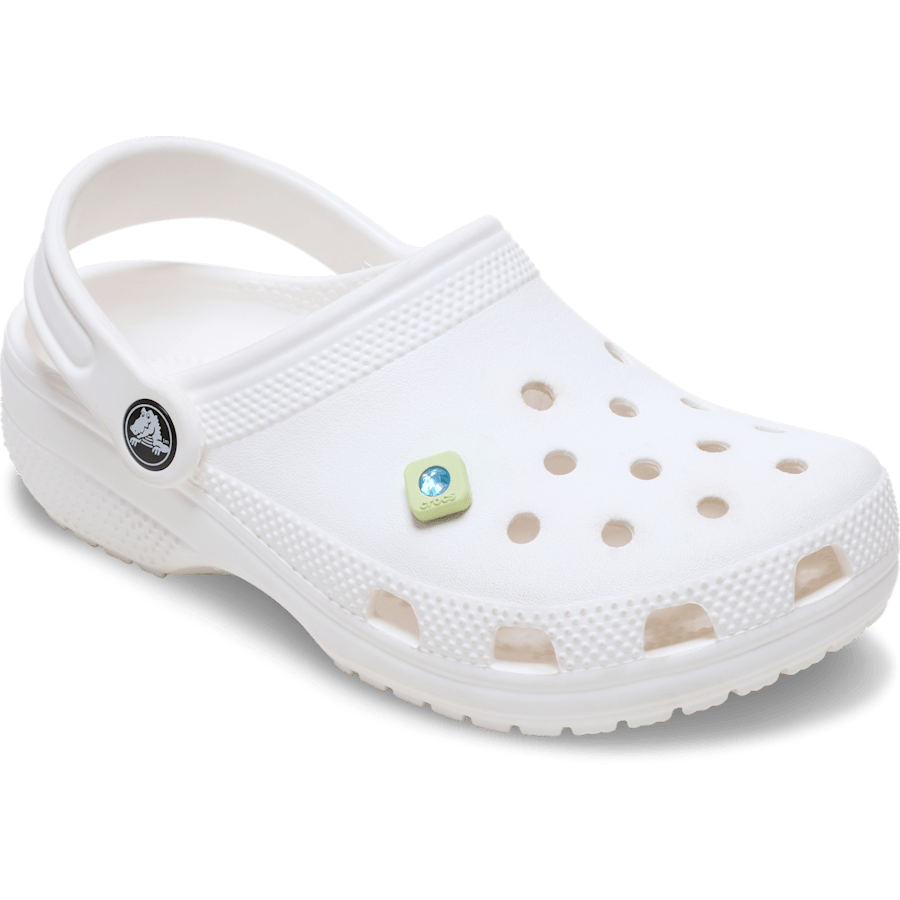 Green PVC Square SMT Gem Jibbitz™ charms | Crocs outlet