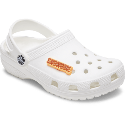 Orange Glitter Sign Jibbitz™ charms | Crocs outlet