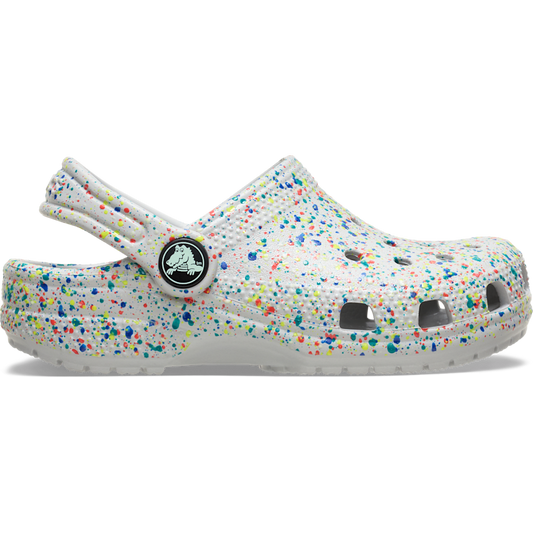 Toddler Classic Glow Paint Splatter Clog | Crocs for sale